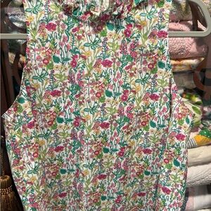 J. Crew Multicolor Floral Sleeveless Blouse